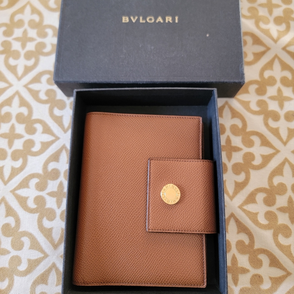 New with Original Box Bvlgari Wallet Planner Organizer